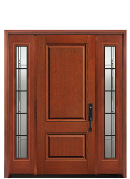 Door: BOTE-01 (Oak) Sidelites: BOSA-888 (Oak)