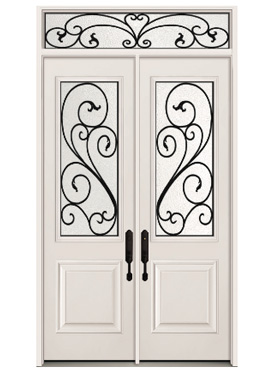 Doors: 8EXB-750 L+R (Executive) Transom: TRC-1050 (Direct Glaze)
